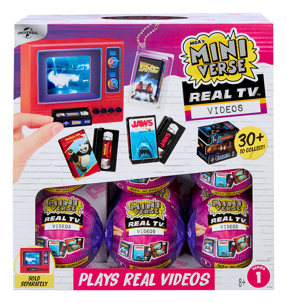 MINIVERSE - REAL TV MINI VIDÉOS VHS SÉRIE 1 (CASSETTES) ASST