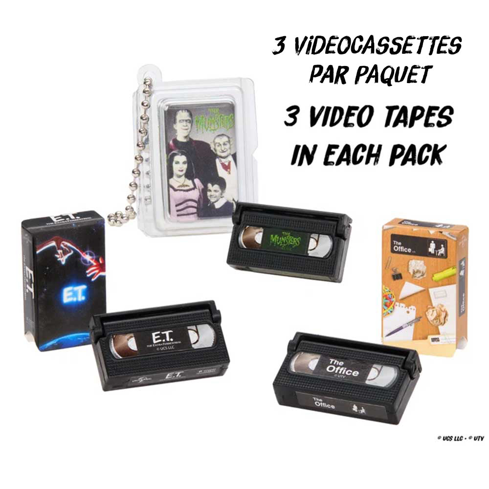 MINIVERSE - REAL TV MINI VIDÉOS VHS SÉRIE 1 (CASSETTES) ASST