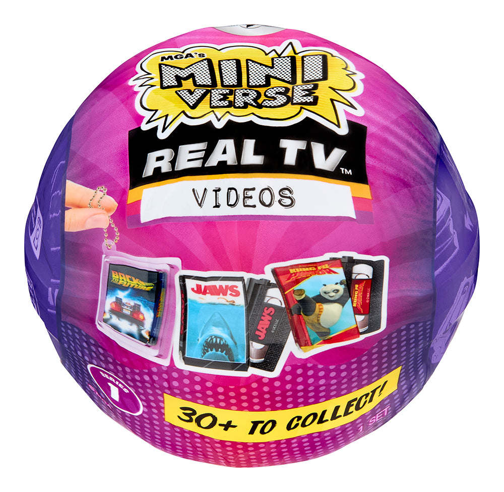 MINIVERSE - REAL TV MINI VIDÉOS VHS SÉRIE 1 (CASSETTES) ASST