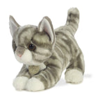 PELUCHE AURORA - CHAT GRIS TIGRÉS 10"