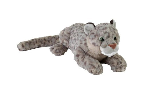 EARTHKINS SNOW LEOPARD PLUSH 15" - WILD REPUBLIC