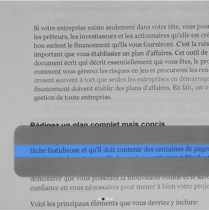 ROBIII - RÈGLE DE LECTURE - BLEU