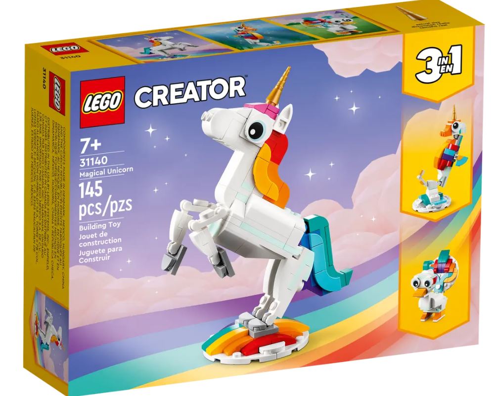 LEGO CREATOR - MAGICAL UNICORN 3-IN-1 #31140