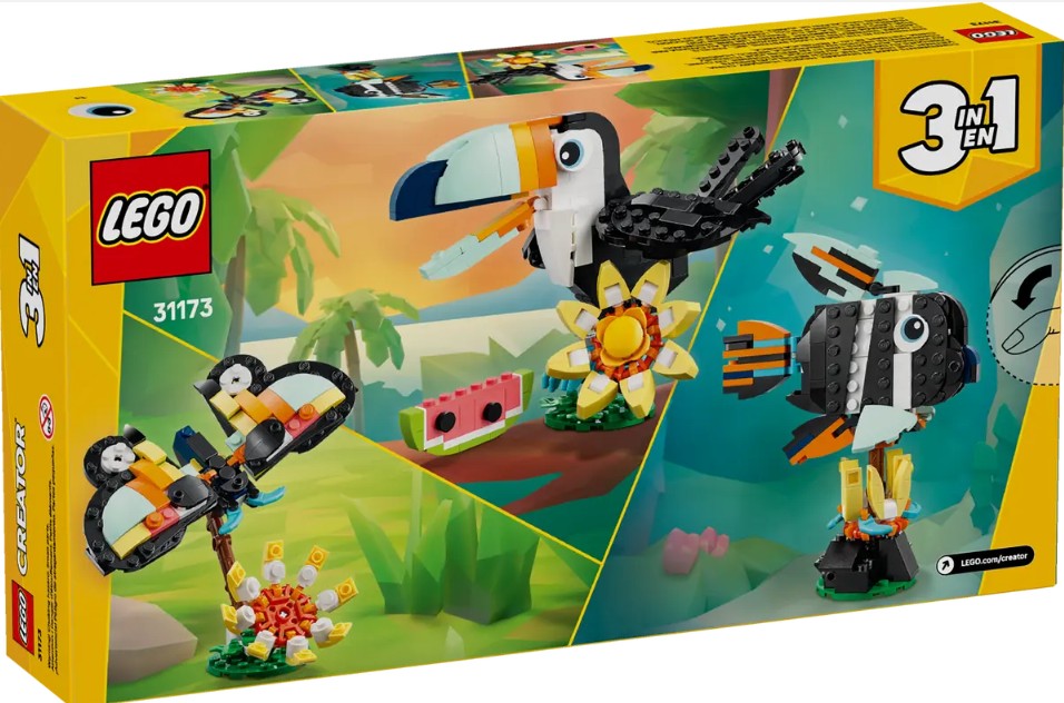 LEGO CREATOR - WILD ANIMALS - TROPICAL TOUCAN #31173