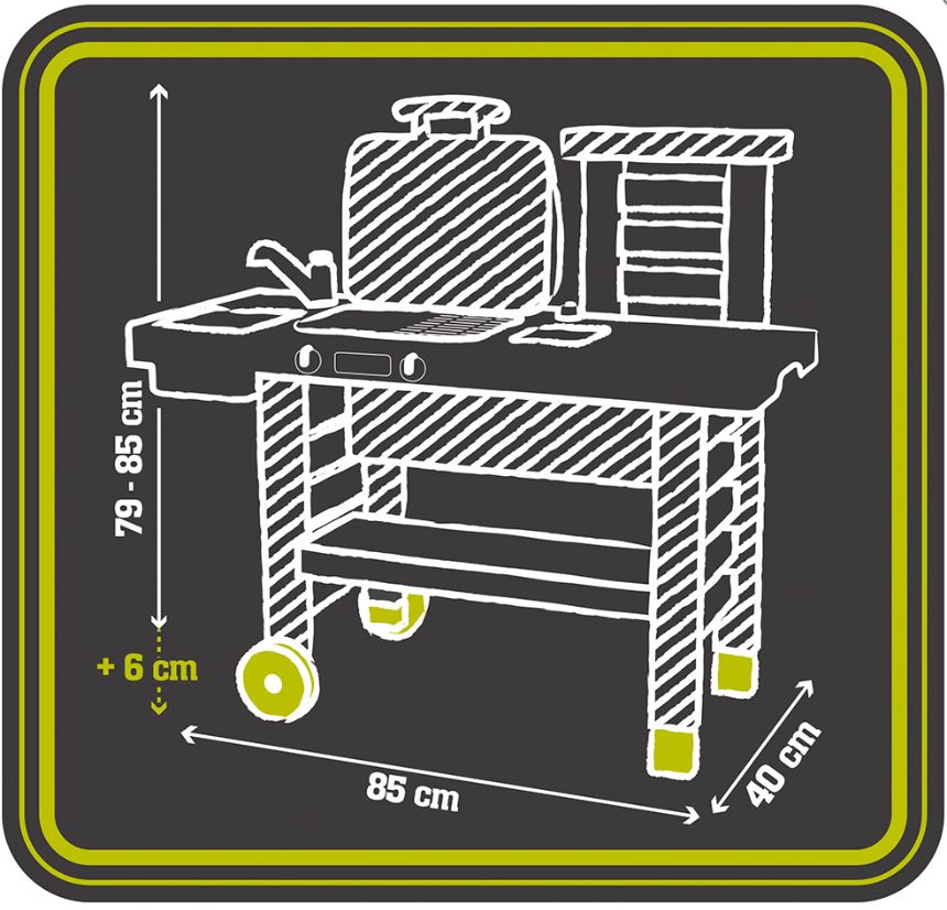 SMOBY - CUISINE DE JARDIN (BARBECUE)