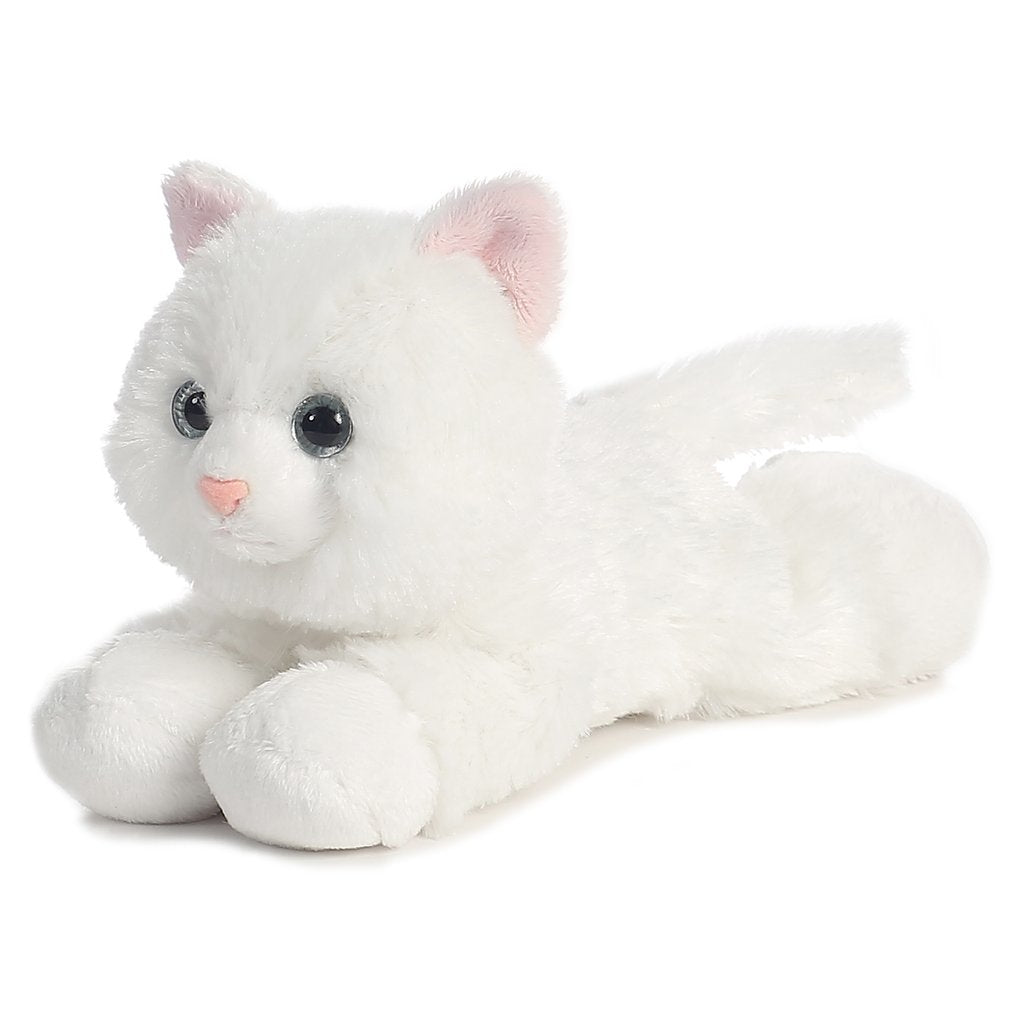 PELUCHE AURORA - CHAT BLANC 8"