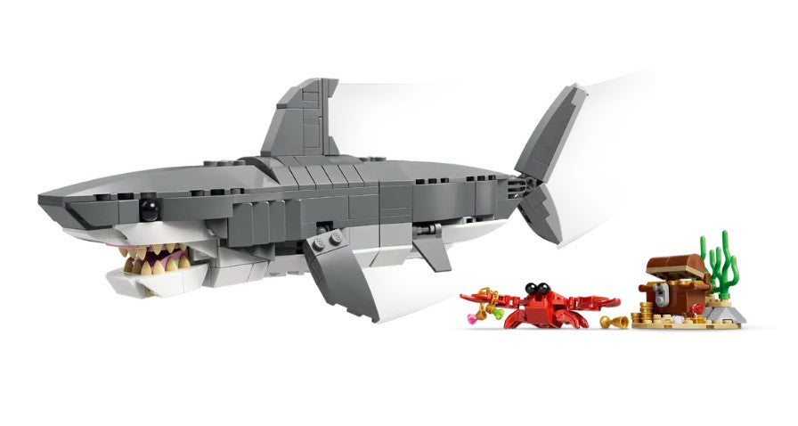 LEGO CREATOR - LE REQUIN FÉROCE ET LE COFFRE AU TRÉSOR #31381