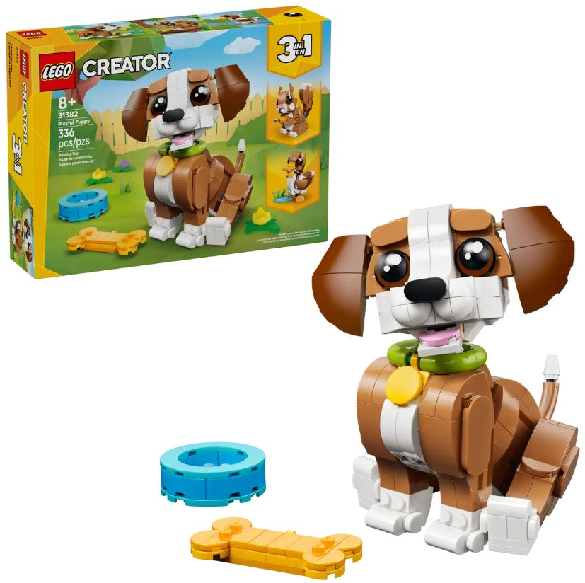 LEGO CREATOR - LES ANIMAUX MIGNONS - LE CHIOT JOUEUR #31382