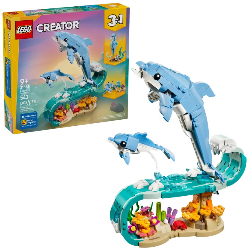 LEGO CREATOR - SEA ANIMALS - MAGNIFICENT DOLPHINS #31385
