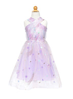 LILAC PRINCESS DRESS WITH STAR DUST 5/6 YEARS
