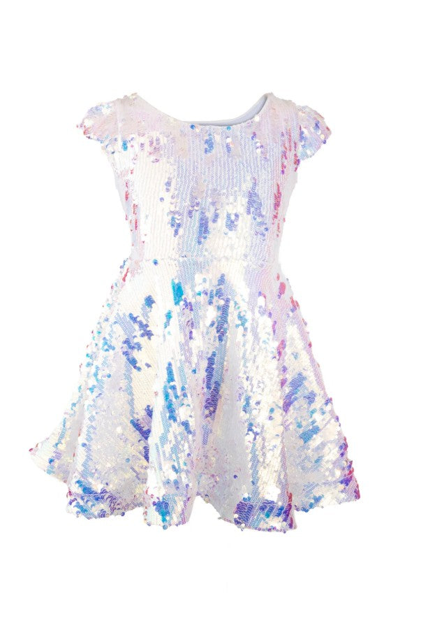 ROBE DE REINE DE CONCERT À PAILLETTES 5/6 ANS