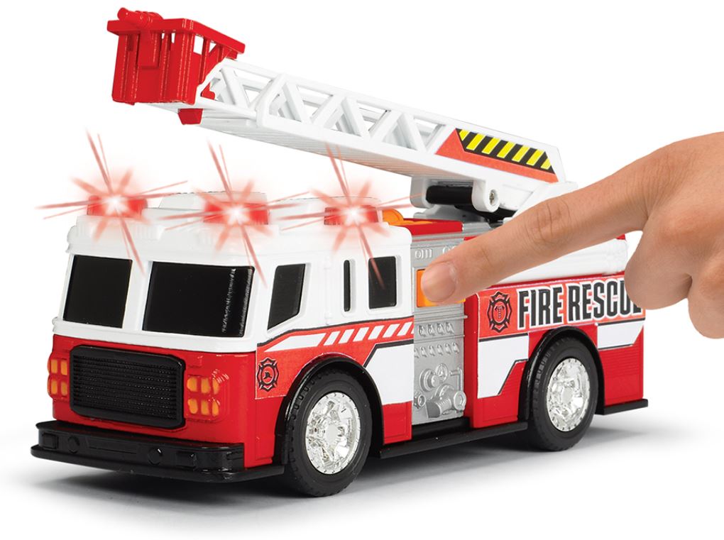 DICKIE CITY HEROES - FIRE TRUCK WITH LIGHTS AND SOUNDS 15 CM