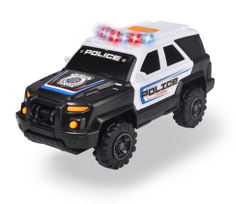 DICKIE CITY HEROES - CAMION DE POLICE SWAT SONS ET LUMIÈRES 18 CM