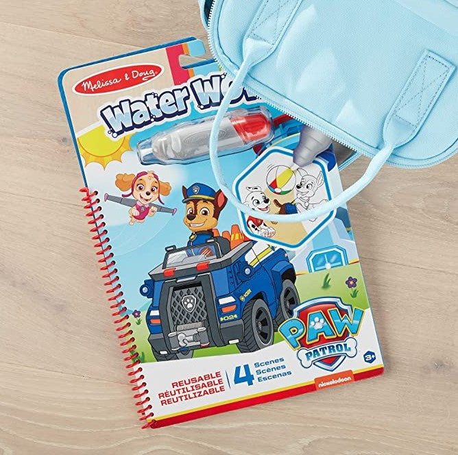 MELISSA AND DOUG - CHASE'S ADVENTURE PAW PATROL WATER WOW! REUSABLE COLORING PAD