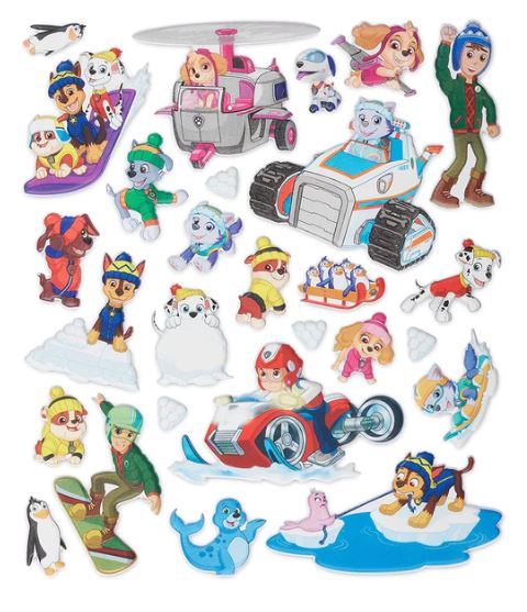 MELISSA AND DOUG - BLOC D'AUTOCOLLANTS GONFLÉS RECOLLABLES PAT'PATROUILLE