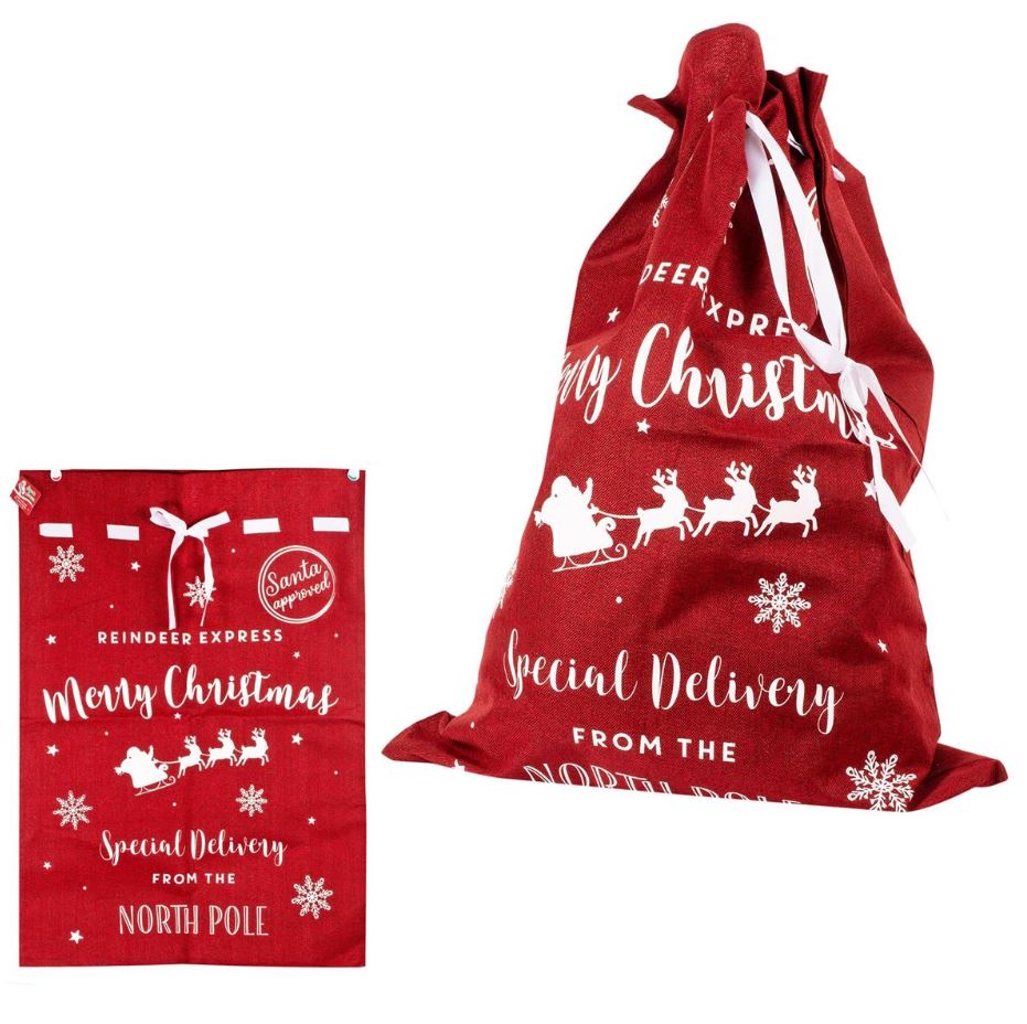 GIFT BAG - SANTA'S POUCH (40" X 28")