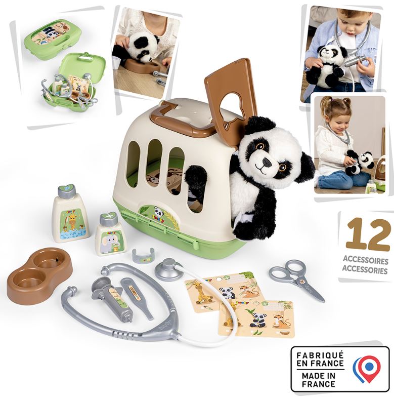 SMOBY - MALLETTE DE VÉTÉRINAIRE PANDA