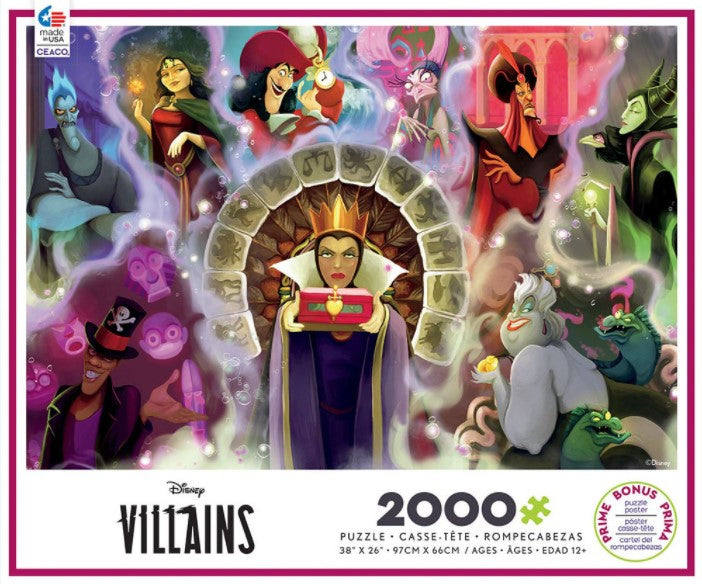 CEACO CASSE-TÊTE 2000 PIÈCES - LES VILAINS 2 DISNEY #3502-8