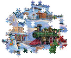 CLEMENTONI CASSE-TÊTE 500 PIÈCES - TRAIN DE NOËL #35566