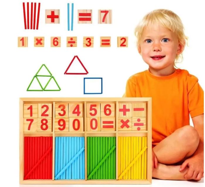JEU ENSEMBLE DE BÂTONS MATHÉMATIQUES
