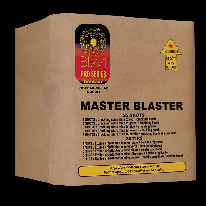 FEUX D'ARTIFICE - MASTER BLASTER (25 SHOTS)