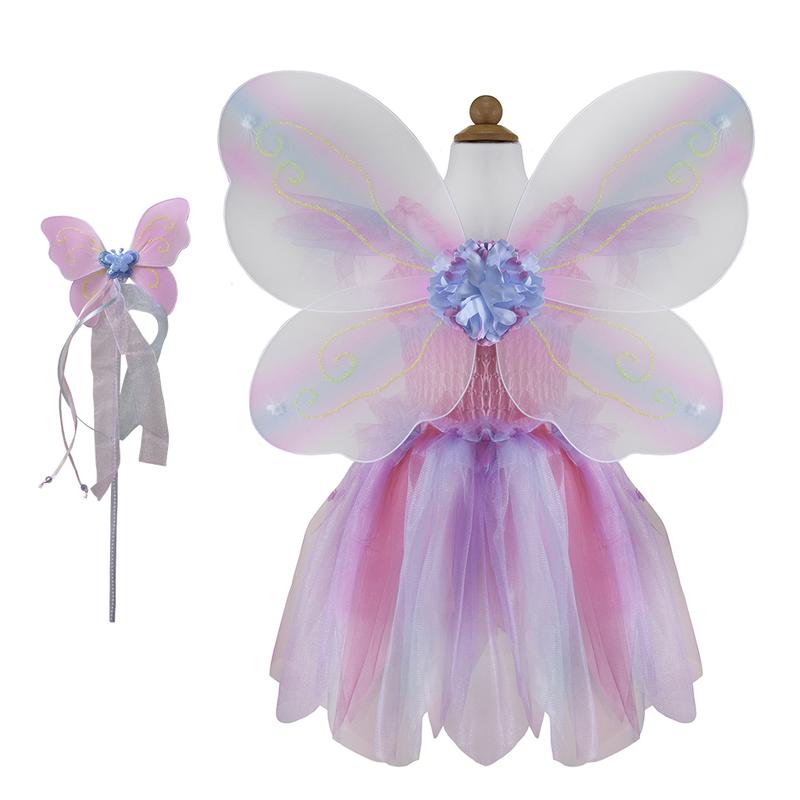 PINK BUTTERFLY WINGS DRESS