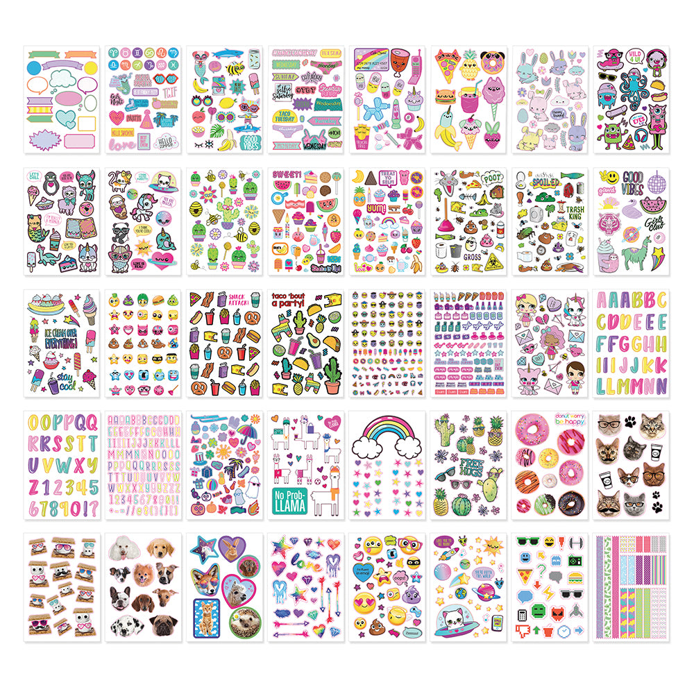 FASHION ANGELS - ALBUM 1000+ AUTOCOLLANTS MIGNONS