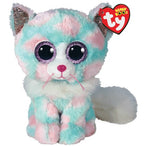 TY BEANIE BOOS PLUSH - OPAL THE SMALL 6" PASTEL CAT