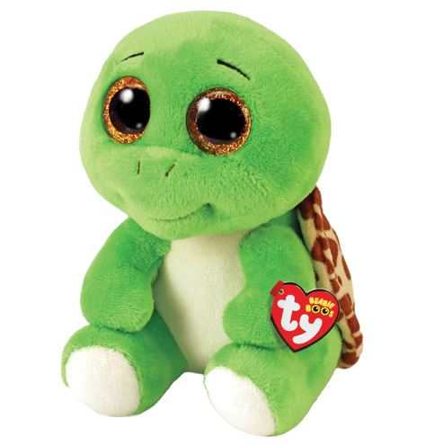 TY BEANIE BOOS PLUSH TOY - TURBO THE TURTLE SMALL 6"