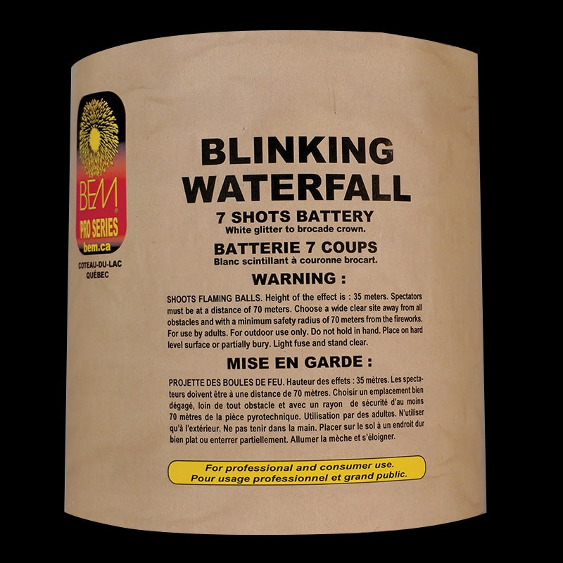 FEUX D'ARTIFICE - BLINKING WATERFALL (7 SHOTS)