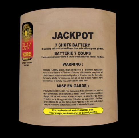 FEUX D'ARTIFICE - JACKPOT