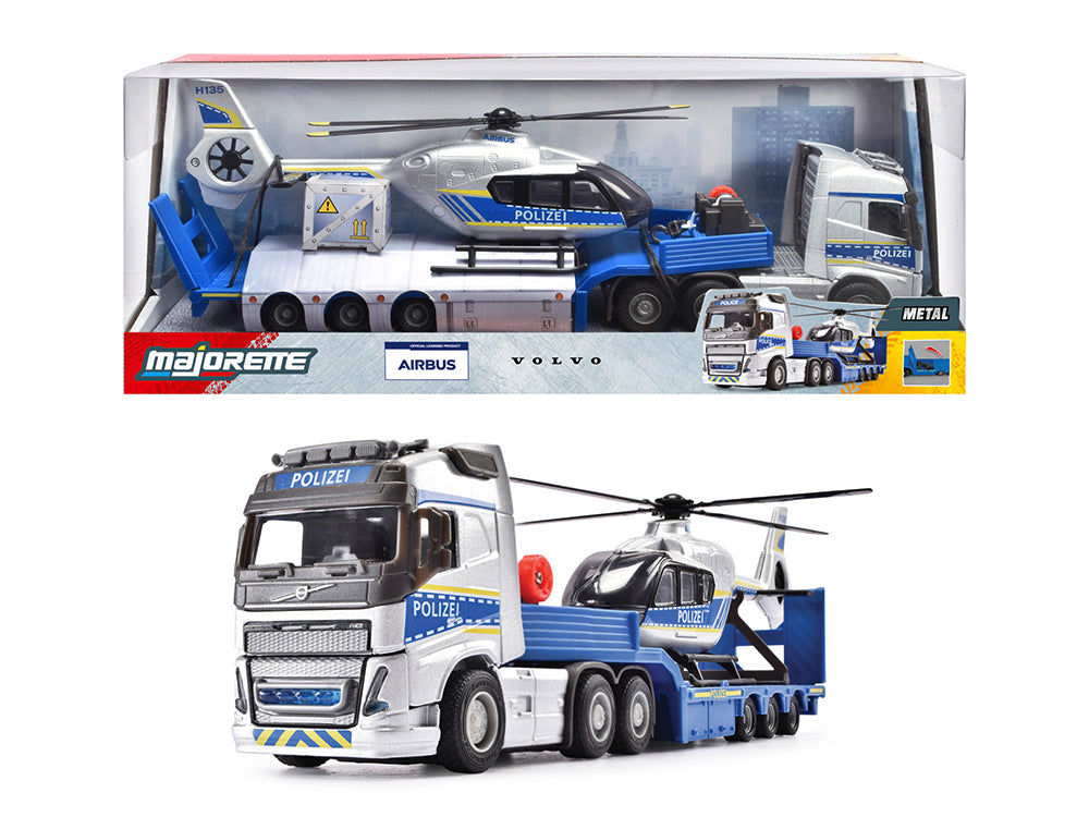 MAJORETTE - MACK TRUCK AND POLICE HELICOPTER