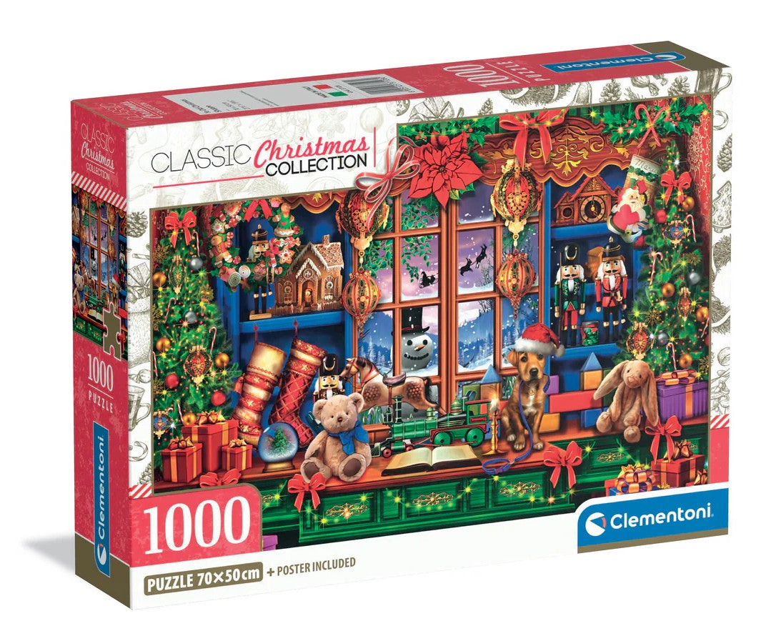 CLEMENTONI CASSE-TÊTE 1000 PIÈCES - VIEUX MAGASIN DE NOEL #37128