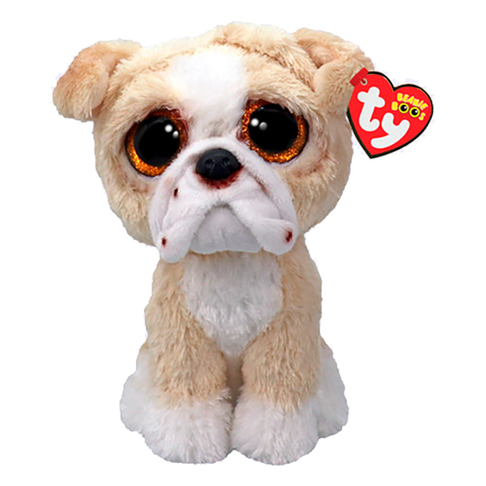 PELUCHE TY BEANIE BOOS - POOCH BOULEDOGUE ANGLAIS PETIT 6"