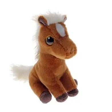 PELUCHE TY BEANIE BABIES – MORTY LE MUSTANG BRUN PETIT 6"