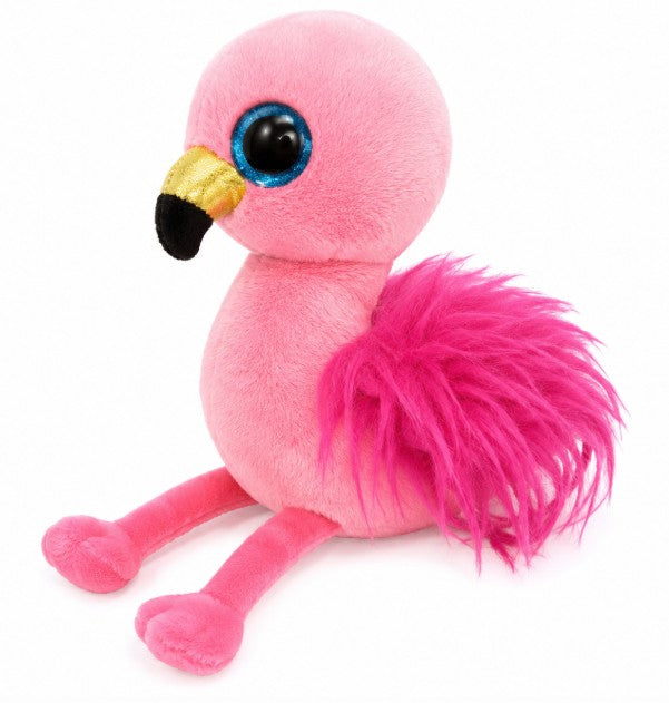 PELUCHE TY BEANIE BABIES – FRILLY LE FLAMANT ROSE PETIT 15 CM (6")