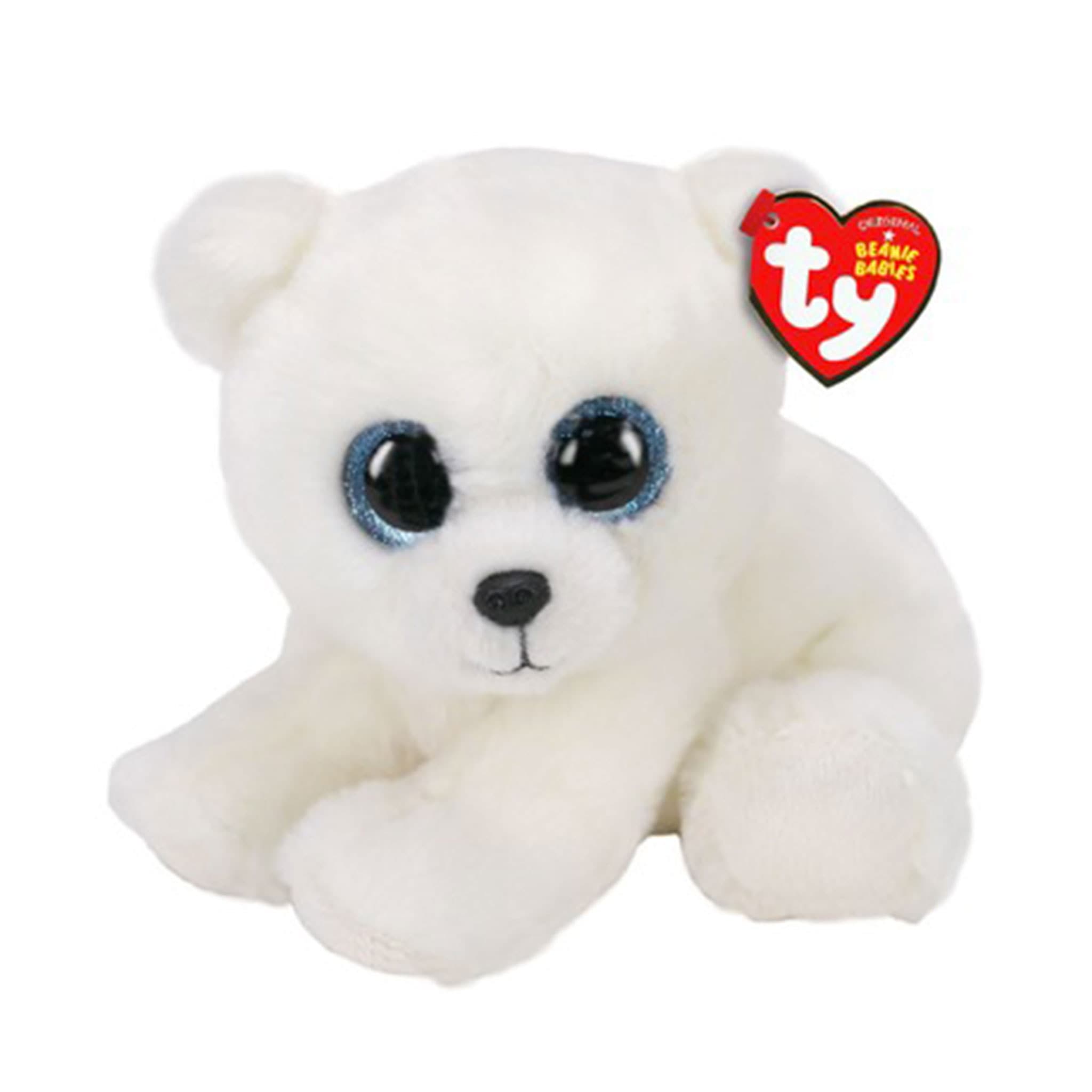 TY BEANIE BOOS PLUSH - ARI THE POLAR BEAR SMALL 6"