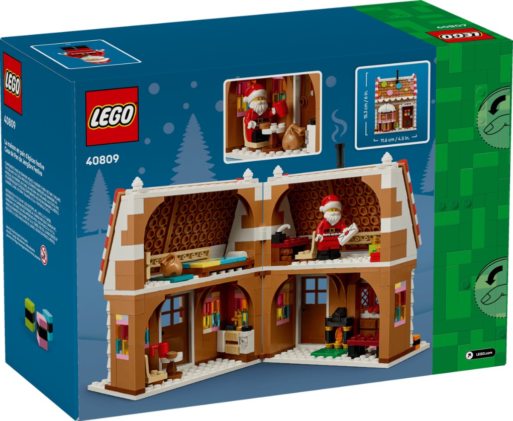 LEGO SEASONS AND OCCASIONS - LA MAISON EN PAIN D'ÉPICES FESTIVE #40809