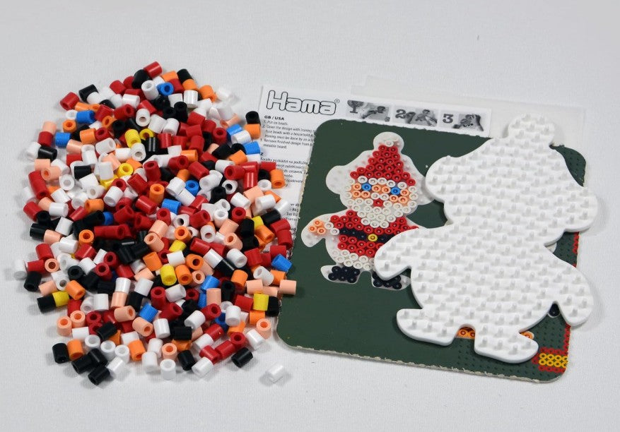 HAMA - PETIT BLISTER PÈRE NOËL ET PINGOUIN 450 PERLES