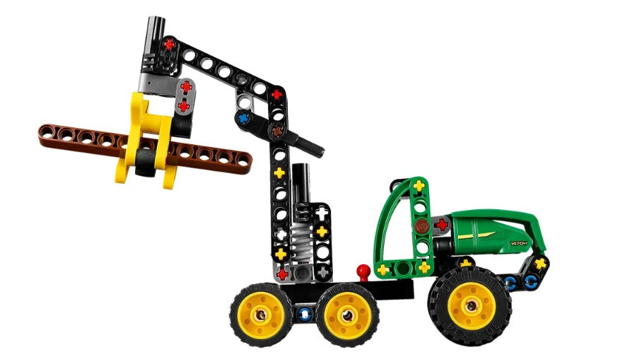 LEGO TECHNIC - L'ABATTEUSE-FAÇONNEUSE À ROUES JOHN DEERE 1470H #42218