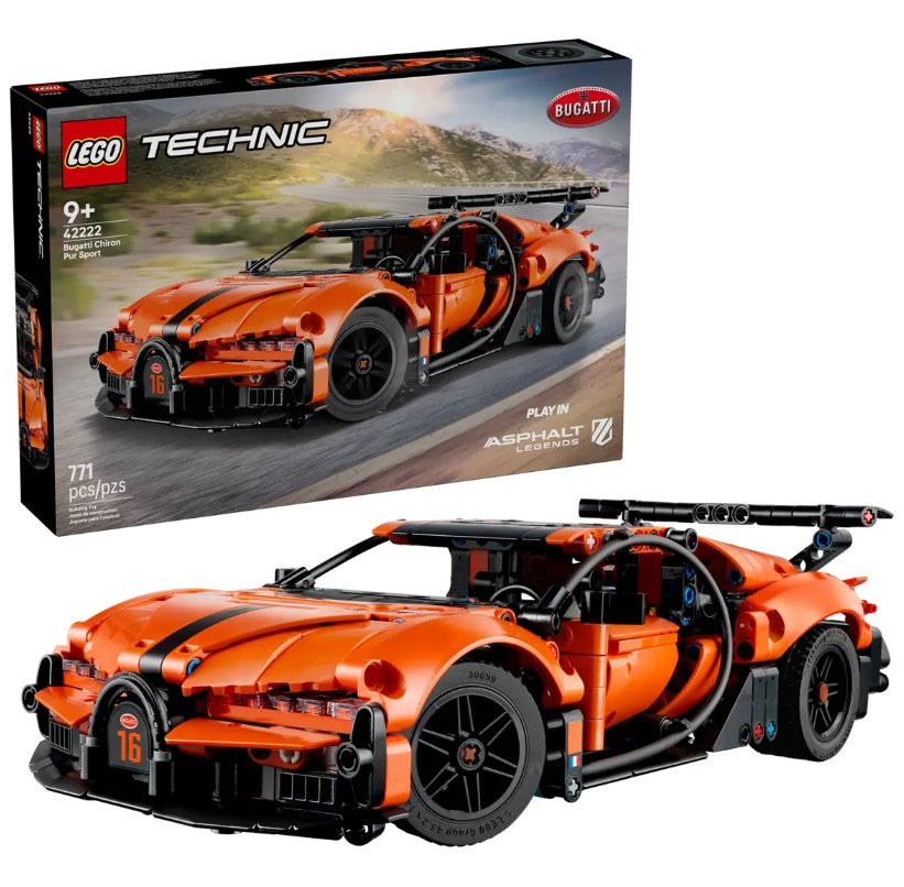 LEGO TECHNIC - BUGATTI CHIRON PUR SPORT HYPERCAR #42222