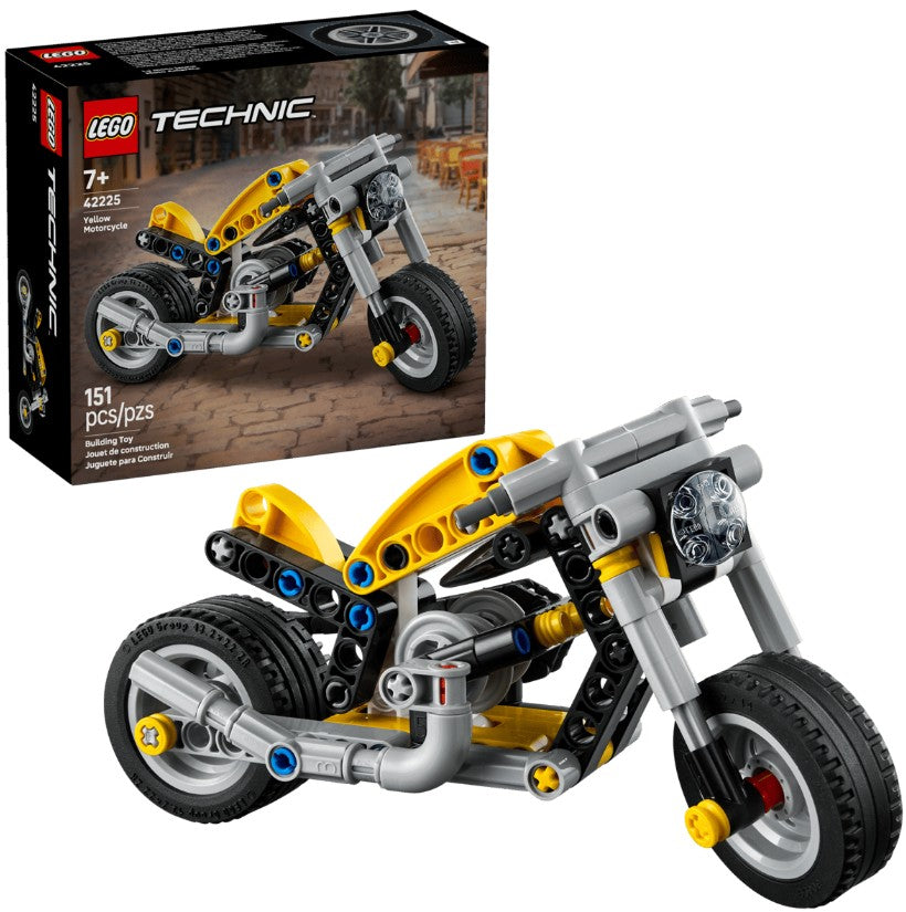 LEGO TECHNIC - THE YELLOW MOTORCYCLE #42225
