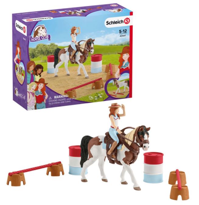 SCHLEICH - ENSEMBLE D'ÉQUITATION WESTERN HORSE CLUB HANNAH #42441