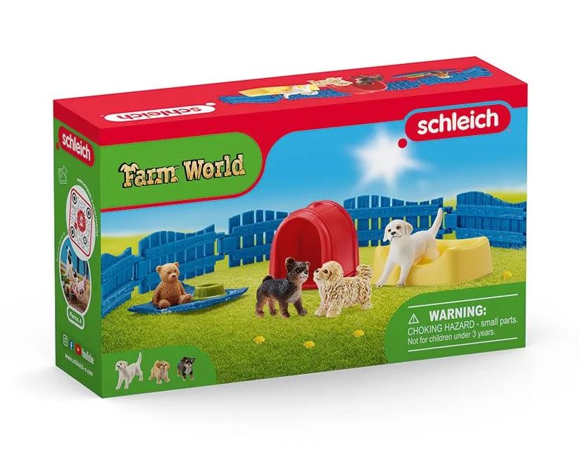 SCHLEICH - PUPPY PEN #42480