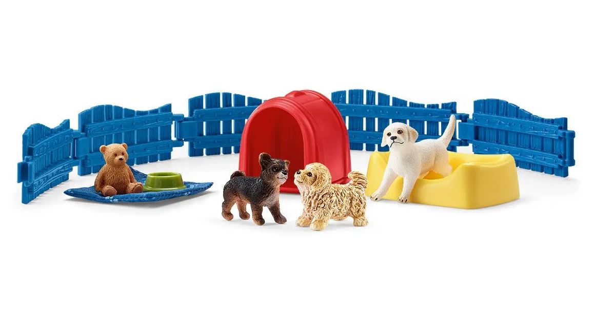 SCHLEICH - PUPPY PEN #42480