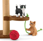 SCHLEICH - AIRE DE JEU POUR CHATS ADORABLES #42501