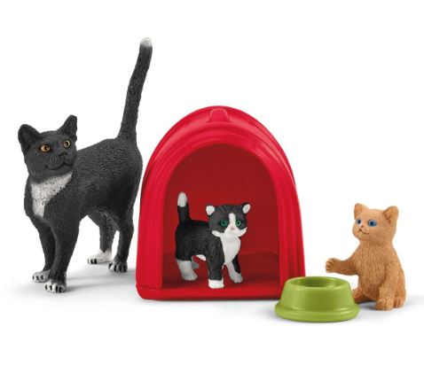 SCHLEICH - AIRE DE JEU POUR CHATS ADORABLES #42501