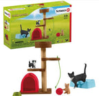 SCHLEICH - AIRE DE JEU POUR CHATS ADORABLES #42501