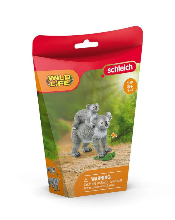 SCHLEICH - MAMAN ET BÉBÉ KOALA #42566