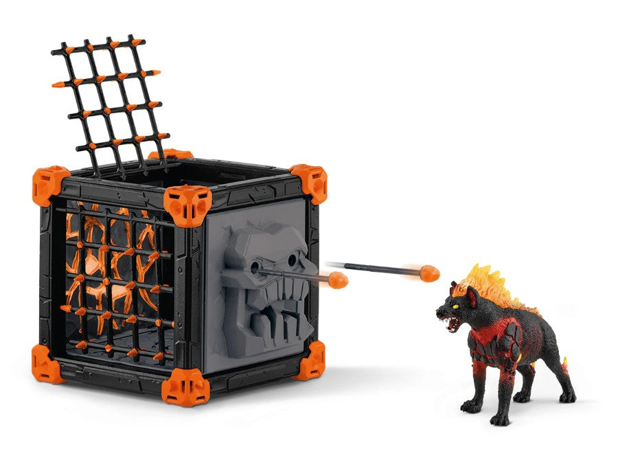 SCHLEICH - LAVA HYENA BATTLE CAVE #42674 *CHICOUTIMI EXCLUSIVE*